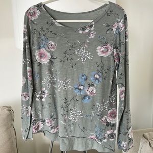 Printed Cotton long sleeves tee shirt